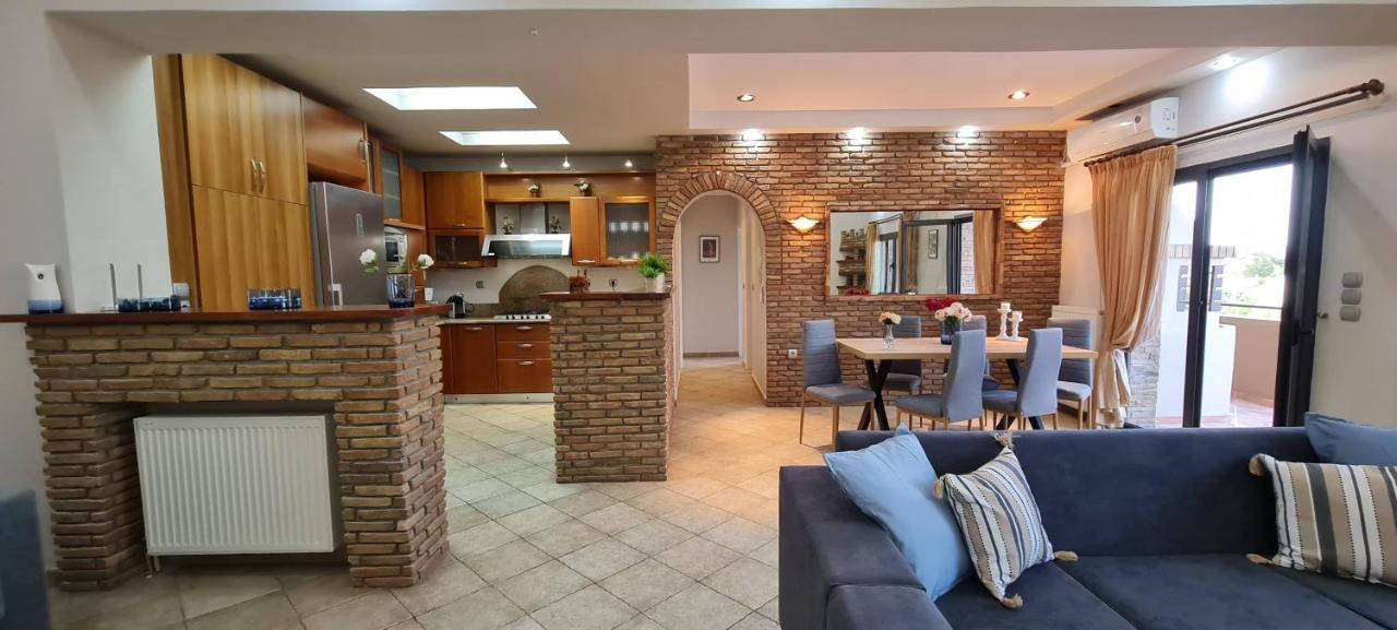 'The Seagull' Traditional Cottage Nea Makri Luaran gambar